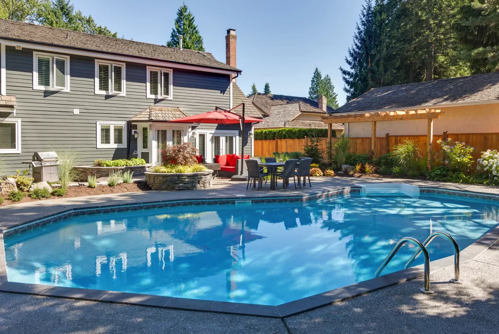 inground pool patio installation